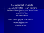 Beta Blockers in Acute Decompensated Heart Failure