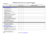 KaMMCO Risk Assessment Tool – Hospital Walk Through Facility