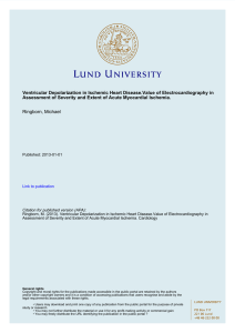 Ventricular Depolarization - Lund University Publications