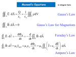 Maxwell*s Equation*s in integral form