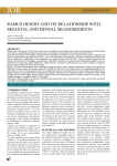 ramus height and its relationship with skeletal and dental