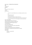 Mark scheme- COORDINATION AND RESPONSE MCQ 1a, 2d, 3a