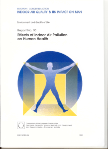 Effects of Indoor Air Pollution on Human Health