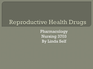 Reproductive Health Drugs