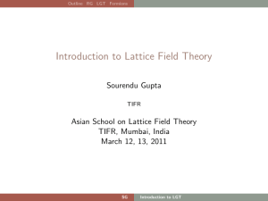 Introduction to Lattice Field Theory