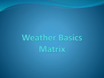 Weather Basics Matrix - pams-hoey