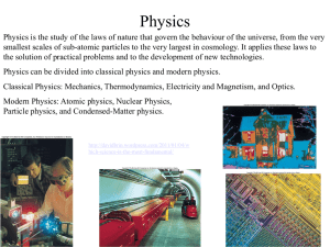 Introduction and Describing Motion