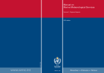 Manual on Marine Meteorological Services