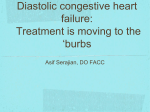 Diastolic congestive heart failure: Treatment is moving to the `burbs