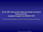 the MADIT-CRT Trial Slides