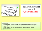 Research Methods Lesson 2 factors influencing