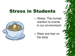 "The Stress Response" - A PowerPoint Presentation