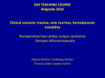 Perioperative low cardiac output syndrome