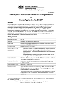 DOCX format - 56 KB - Office of the Gene Technology Regulator