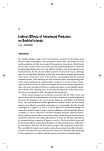 Indirect Effects of Introduced Predators on Seabird Islands