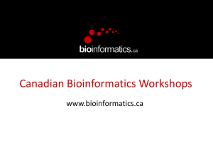 PPT - Bioinformatics.ca