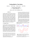 Finding Motifs in Time Series