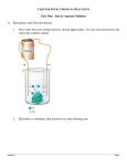 Part One: Ions in Aqueous Solution A. Electrolytes and Non