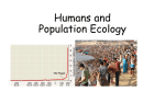 Humans and Population Ecology