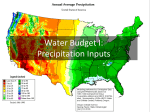 Water Budget I: Precipitation Inputs