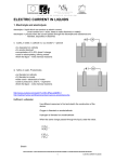 ELECTRIC CURRENT IN LIQUIDS