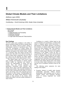 Global Climate Models and Their Limitations