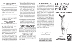 Chronic Wasting Disease (CWD):Layout 1