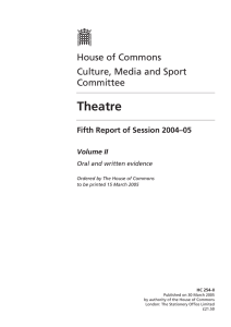 Theatre - Publications.Parliament