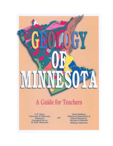 Geology of Minnesota - A Guide for Teachers