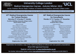 University College London Medical Emergencies Courses