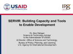 SERVIR: Building Capacity and Tools to Enable Development
