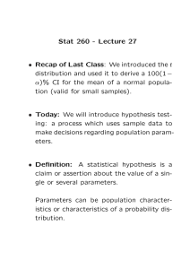 Lecture 27 - UVic Math