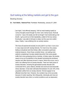 Quit looking at the falling markets and get to the gym