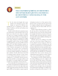 THE COLOMBIAN JOURNAL OF OBSTETRICS AND