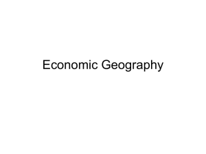 Economic Geography - Russell County Moodle