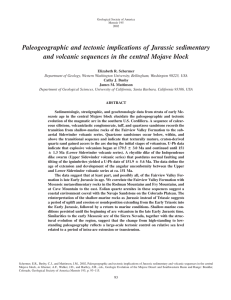 Paleogeographic and tectonic implications of Jurassic sedimentary