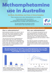 Methamphetamine use in Australia - NCETA