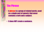 The Phrase Page