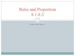 1/28 Ratio and Proportion notes File