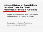Using a Mixture of Probabilistic Decision Trees for Prediction of