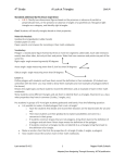 4.G.2 A Look at Triangles