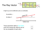 Ray matrices and geometrical optics