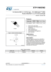 N-channel 600 V, 0.370 typ., 10 A MDmesh™ DM2 Power MOSFET