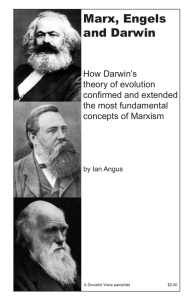 Marx, Engels and Darwin