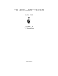 The Central Limit Theorem - wiki