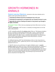 bsaa growth hormones in animals worksheet