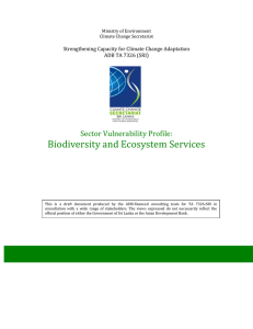 Biodiversity and Ecosystem Services