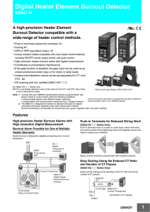 Digital Heater Element Burnout Detector