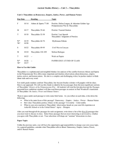 Guide-Unit 3-Thucydides