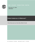 Global Imbalances: In Midstream?